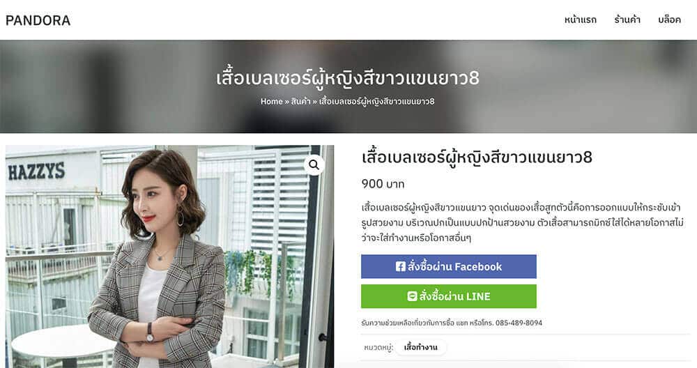 เพิ่มข้อมูลสินค้า ด้วยระบบ wordpress